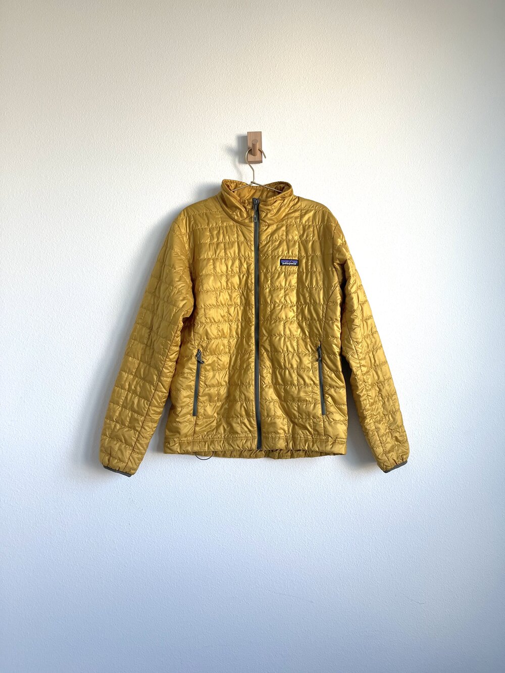 Patagonia Nano Puff Insulated Gorpcore Hiking Jacket Curry Gold Mustard Yellow